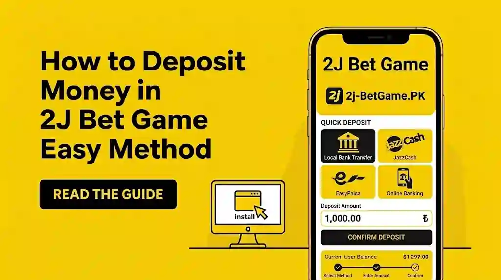 Deposit Money in 2J Bet Game