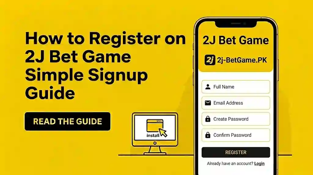 Register on 2J Bet Game